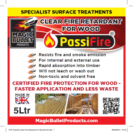 Passifire Clear Fire Retardant for Wood